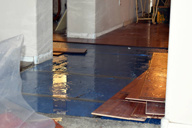 Professional Storm Water Damage Restoration technician working in Hood, CA